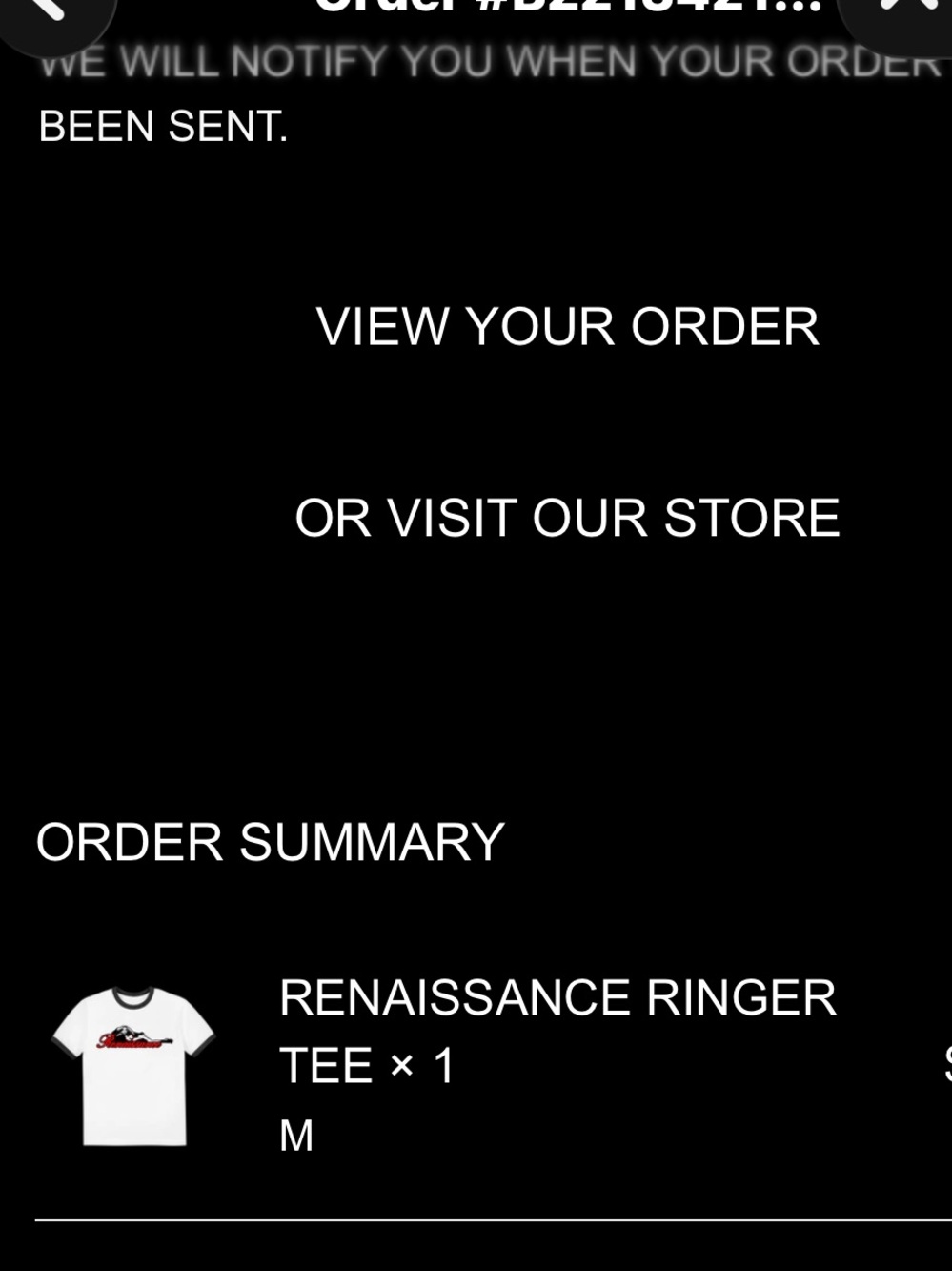 RARE Beyoncé Renaissance Ringer Tee Official Merch - Picture 4 of 4